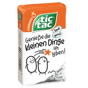 tic tac Orange Sags netter erfrischende Orangenbonbons 100er 49g