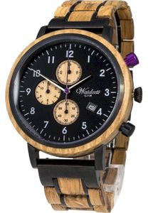 Waidzeit - Armbanduhr - Herren - Chronograph Gin BlackBerry - GT01W