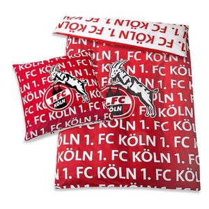 1. FC Köln Bettwäsche Wendebettwäsche „1. FC Köln rot"