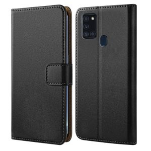 Samsung Galaxy A21s Handytasche Schutz Hülle mit Aufstellfunktion Handyhülle Klapp Tasche Etui mit Kartenfächer Flip Cover TPU innen Schale