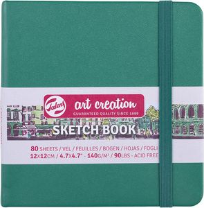 ROYAL TALENS Skizzenbuch Art Creation 120 x 120 mm grün 80 Blatt