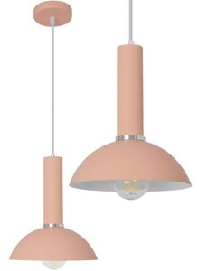 Toolight Pendellampe App128 Osti C Metall Rosa E27 1-Punkt Leuchtung