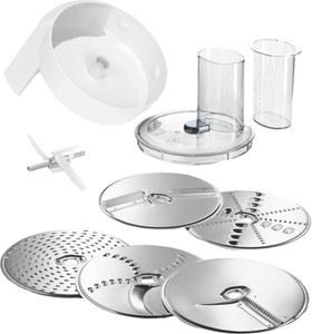 Bosch MUZ5VL1 VeggieLove Set Durchlaufschnitzler inkl. 5 Scheiben für MUM5