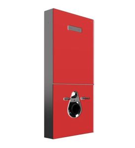 VIGOUR INDIVIDUAL 5.0 WC-Modul für Wand-WC Hartglas, rubinrot