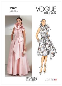 Vogue® Patterns Papierschnittmuster Damen - Kleid - V1861 Vogue® Patterns Größe: F5 (16-18-20-22-24)