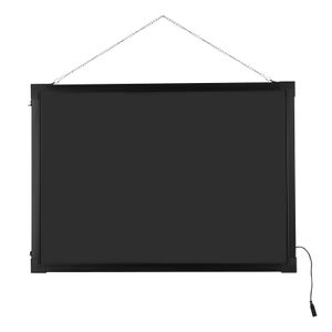 Podświetlana tablica reklamowa LED 40cm x 60cm z pilotem i 8 pisakami neonowymi Podświetlana tablica reklamowa DIY design