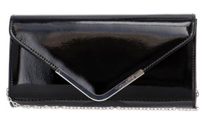 Tamaris Clutch Amalia black-Lack,  Größe in cm  26 x 6 x 13