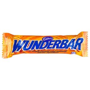 Cadbury Wunderbar Schokoriegel mit Karamellcreme und Erdnüsse 1er