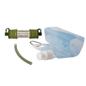 BasicNature Wasserfilter Wasser Filter 1ltr/Minute ultraleicht Reise Camping Tour Wasseraufbereitung