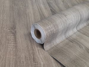 Selbstklebende Holzfolie EICHE - Klebefolie Möbelfolie Türfolie - Küchenfolie Schrankfolie Tischfolie - Rollenbreite 90 cm