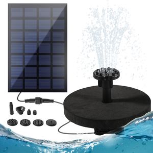 Yakimz Solar Teichbelüfter 2.5W Solar Springbrunnen Solar Brunnen Solarpumpe Luftpumpe Sauerstoffpumpe für Garten Teich Aquarium