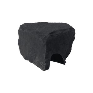 Variogart Höhle M 2 1225 Dekoration Deko Aquarium Terrarium Schiefer-Anthrazit