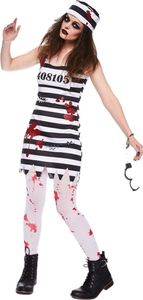 Zombie Knastbraut Damenkostüm