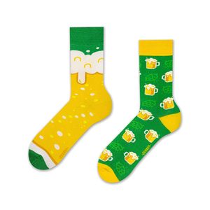 Herrensocken "Hopfen", Größe 41-46, bunte Socken mit lustigem Muster