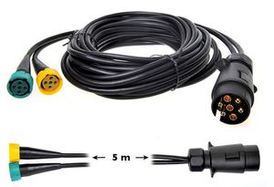 ProPlus Kabelsatz 5 Meter Stecker 7-polig und Stecker 5-polig