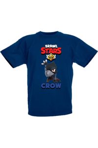 Carrioncrow koszulka dzieci?ca Brawl Stars Battle Royal Mobile Game, 12-13 lata - 152 / Ciemnoniebieski