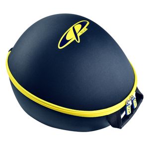 CP EVA Helmet Hard Case - Helm Hartschalenkoffer - Hülle für Skihelme - Tasche für Ski-und Snowboardhelme dark blue with yellow logo