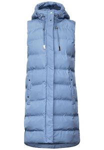 Street One GmbH long padded vest w. Teflon light stormy blue 44