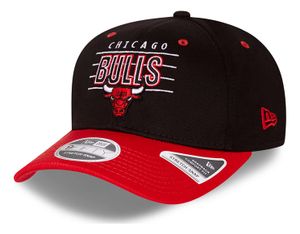 New Era - NBA Chicago Bulls Team 9Fifty Snapback Cap - Schwarz : Schwarz M-L Farbe: Schwarz Größe: M-L