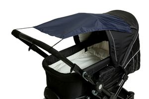 Altabebe - Universeller UV-Sonnenschutz für Kinderwagen - Marineblau, Onesize