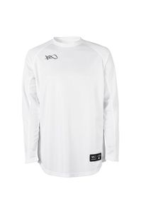 K1X Anti Gravity Basketball Longsleeve Shooting Shirt, Farbe:Weiß, Kleidergröße:XS