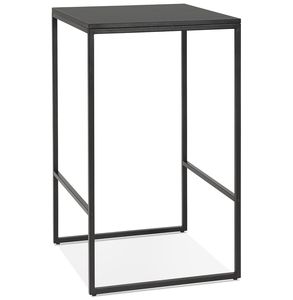 Kokoon® Design-Stehtisch MILLIE 60x60x102 cm,Holz , Schwarz, 17,8 kg