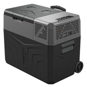 Yolco BCX40 Carbon Elektrische Kompressor-Kühlbox, App Steuerung per Bluetooth, 12/24 V und 230 V, für Auto, LKW, Boot, Camping Kühlschrank