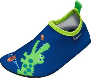 Playshoes - UV-Badeschuhe für Kinder - Krokodil- Blau/grün