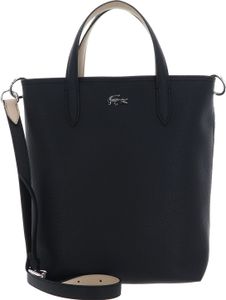 LACOSTE Handtasche Umhängetasche Anna Z Vertical Shopping Bag Noir Krema schwarz LACOSTE Handtasche Umhängetasche Anna Z Vertical Shopping Bag Noir Krema schwarz