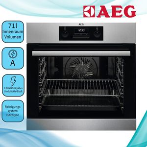 AEG - BEB331010M - Einbau-Backofen - Edelstahl