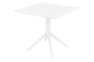 CLP Tisch Sky 80 cm, Farbe:weiß