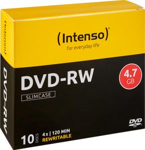 Intenso DVD-RW 4.7GB, 4x 4,7 GB 10 Stück(e)