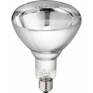 Infračervená lampa 150 W biela / tvrdené sklo Philips