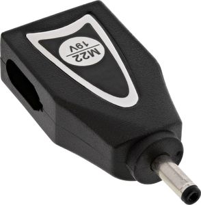 InLine® Wechselstecker M22 (19V) für Universal Netzteil, 90W/120W, schwarz