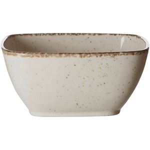 Home creme Schale eckig 14 cm