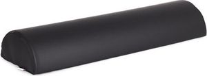 Habys Lagerungsrolle Halbrund, Knierolle, Nackenkissen, Nackenrolle, Lagerungskissen für Massage und Therapie, Kniehalbrolle, 60x19x9cm Schwarz