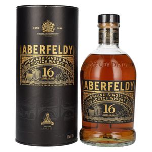 Aberfeldy 16 Jahre Highland Single Malt Scotch Whisky in Geschenkpackung | 40 % vol | 0,7 l