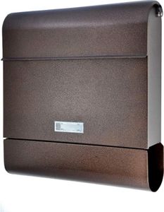 Alsten Tech Briefkasten mit Zeitungsfach Wandbriefkasten mit Namensschild und 3 Schlüssel Postkasten für Haus und Büro, Antik Bronze
