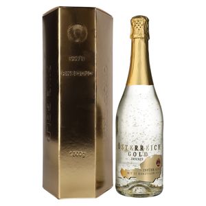 Österreich Gold - mit 23 Karat Blattgold 9,5% Vol. 0,75l in Geschenkbox