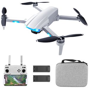 GPS Drohne mit 8K Dual Kamera 20 min Flugzeit, 500m Reichweite. 5G / Wifi. 50x D-Zoom, Auto Return. Faltbarer, stylischer RC Quadrocopter mit Koffer