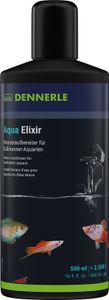 Dennerle Aqua Elixir 500 ml - Wasseraufbereiter für Süßwasser Aquarien, für fischgerechtes Aquarienwasser