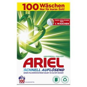 Ariel Universal+ Pulver Regulär Vollwaschmittel 100WL