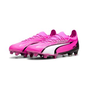 Puma Ultra Ultimate FG/AG Fußballschuhe Herren pink weiß schwarz Gr 40