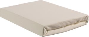 BH Jersey TD Spannbettlaken für Topper Off-White, Größe:70/80/90 x 200 cm