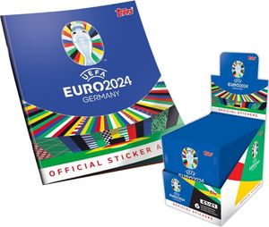UEFA EURO 2024 Germany - Sammelsticker - 1 Album + 1 Display (100 Tüten)