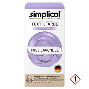 Simplicol Textile Colour Intensive Miss Lavender Zestaw kolor i utrwalacz