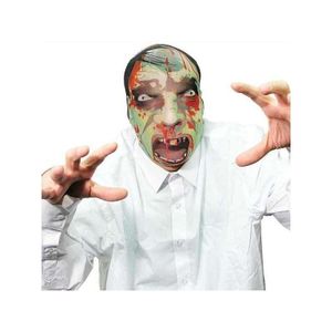 Schaurige Zombie Maske Untoter Halloween bunt