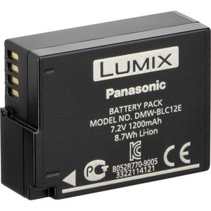 Panasonic LUMIX DMW-BLC12E Li-Ionen Akku 7,2V 1200mAh Kamera-Akku aufladbar