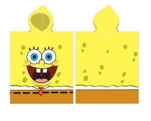 Spongebob Schwammkopf Kapuzen-Poncho/Badeponcho/Badetuch