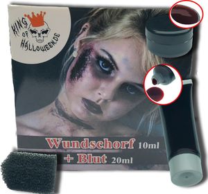 King Of Halloween Wundschorf + Kunstblut (10+20ml)